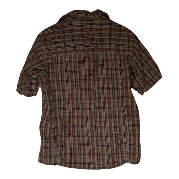Mountain Hardwear Men's Premium Plaid Button Down Shirt Medium - Picture 5 of 11
